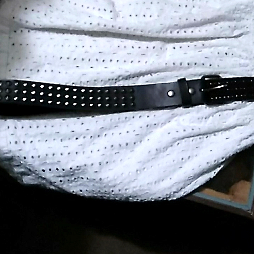 Triple Studded Belt black